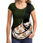 Sweet Cookie Pattern Print Pet Sling Carrier