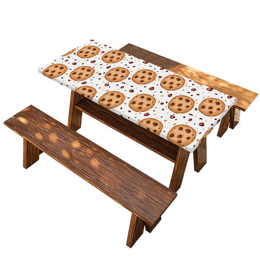Sweet Cookie Pattern Print Picnic Table Cover