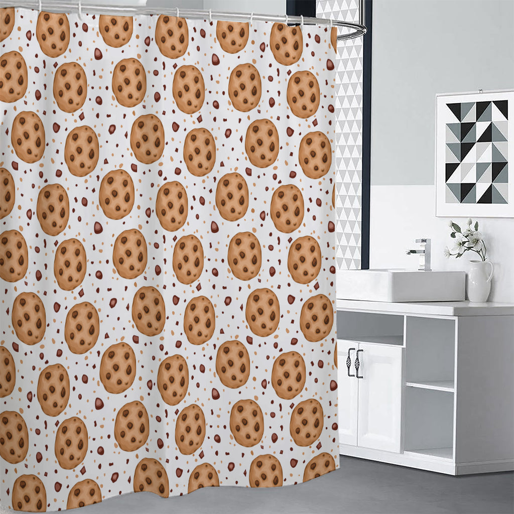 Sweet Cookie Pattern Print Premium Shower Curtain