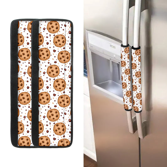 Sweet Cookie Pattern Print Refrigerator Handle Covers