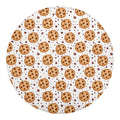 Sweet Cookie Pattern Print Round Blanket