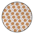 Sweet Cookie Pattern Print Round Floor Mat