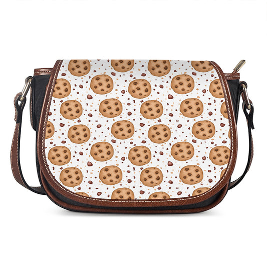 Sweet Cookie Pattern Print Saddle Bag