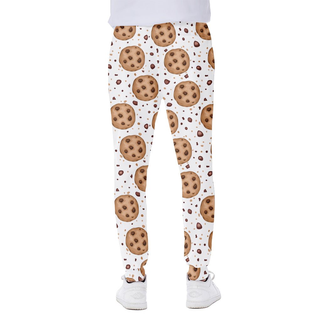 Sweet Cookie Pattern Print Scuba Joggers