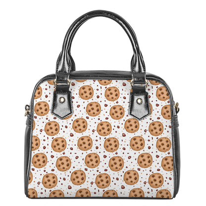 Sweet Cookie Pattern Print Shoulder Handbag