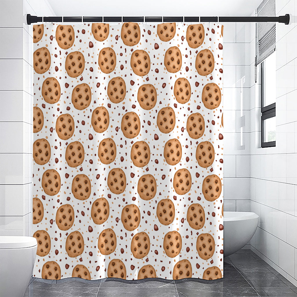 Sweet Cookie Pattern Print Shower Curtain