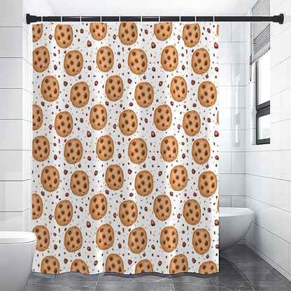 Sweet Cookie Pattern Print Shower Curtain