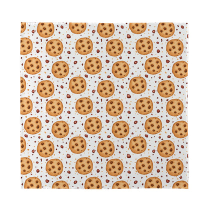 Sweet Cookie Pattern Print Silk Bandana