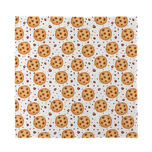 Sweet Cookie Pattern Print Silk Bandana