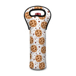 Sweet Cookie Pattern Print Single Neoprene Wine Tote