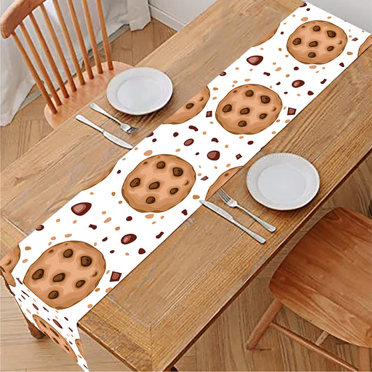 Sweet Cookie Pattern Print Table Runner
