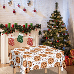 Sweet Cookie Pattern Print Tablecloth