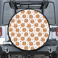 Sweet Cookie Pattern Print Tire Cover