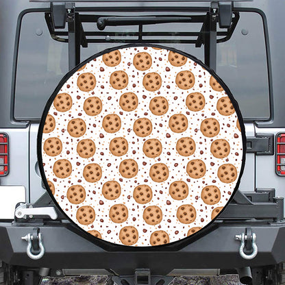 Sweet Cookie Pattern Print Tire Cover