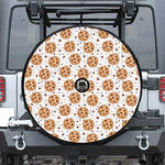 Sweet Cookie Pattern Print Tire Cover With Camera Hole