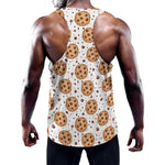Sweet Cookie Pattern Print Training Tank Top