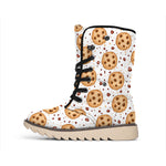 Sweet Cookie Pattern Print Winter Boots