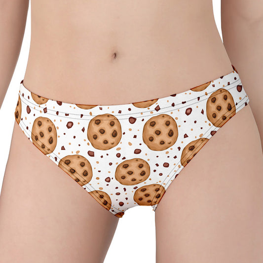 Sweet Cookie Pattern Print Women's Panties