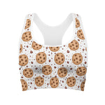 Sweet Cookie Pattern Print Women's Sports Bra