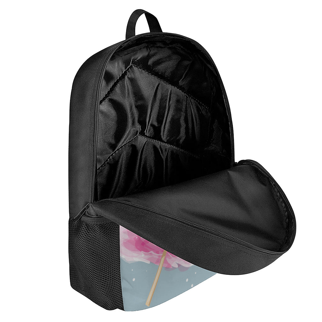 Sweet Cotton Candy Print 17 Inch Backpack