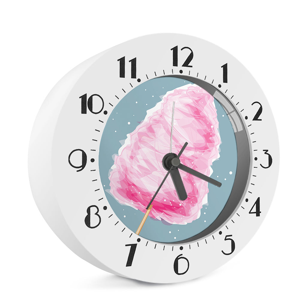 Sweet Cotton Candy Print Alarm Clock