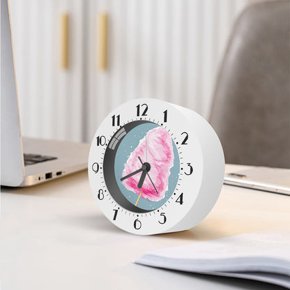 Sweet Cotton Candy Print Alarm Clock