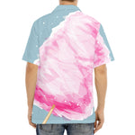 Sweet Cotton Candy Print Aloha Shirt