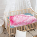 Sweet Cotton Candy Print Baby Crib Sheet