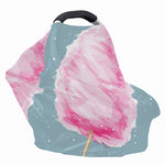 Sweet Cotton Candy Print Baby Seat Cover