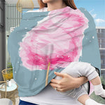 Sweet Cotton Candy Print Baby Seat Cover
