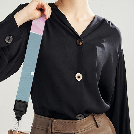 Sweet Cotton Candy Print Bag Strap