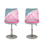 Sweet Cotton Candy Print Bar Stool Covers