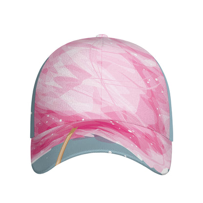 Sweet Cotton Candy Print Baseball Cap