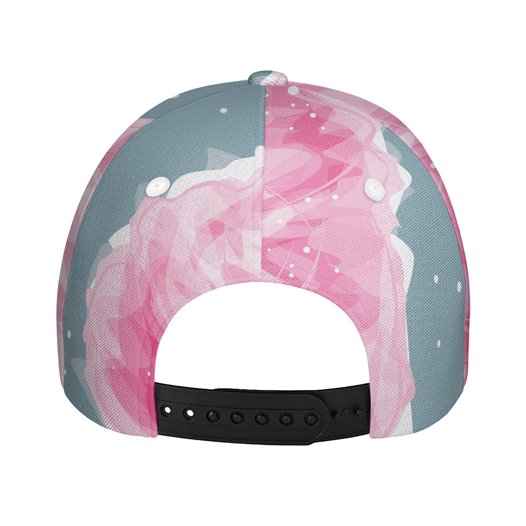 Sweet Cotton Candy Print Baseball Cap