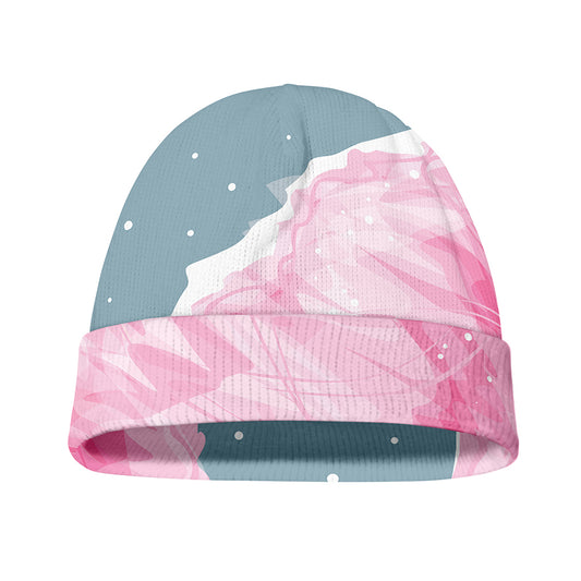 Sweet Cotton Candy Print Beanie