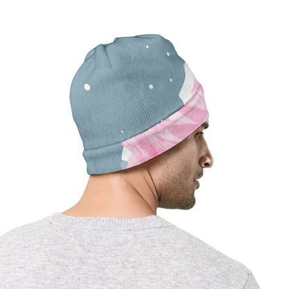 Sweet Cotton Candy Print Beanie