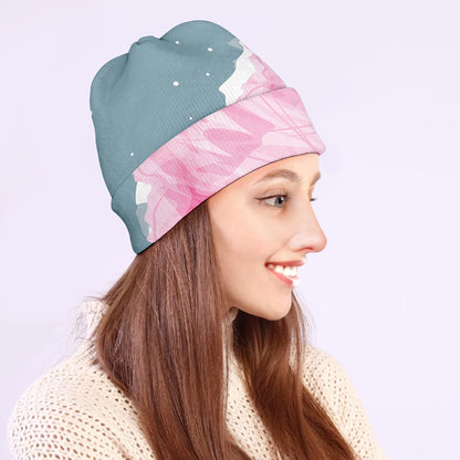 Sweet Cotton Candy Print Beanie