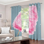 Sweet Cotton Candy Print Blackout Grommet Curtains