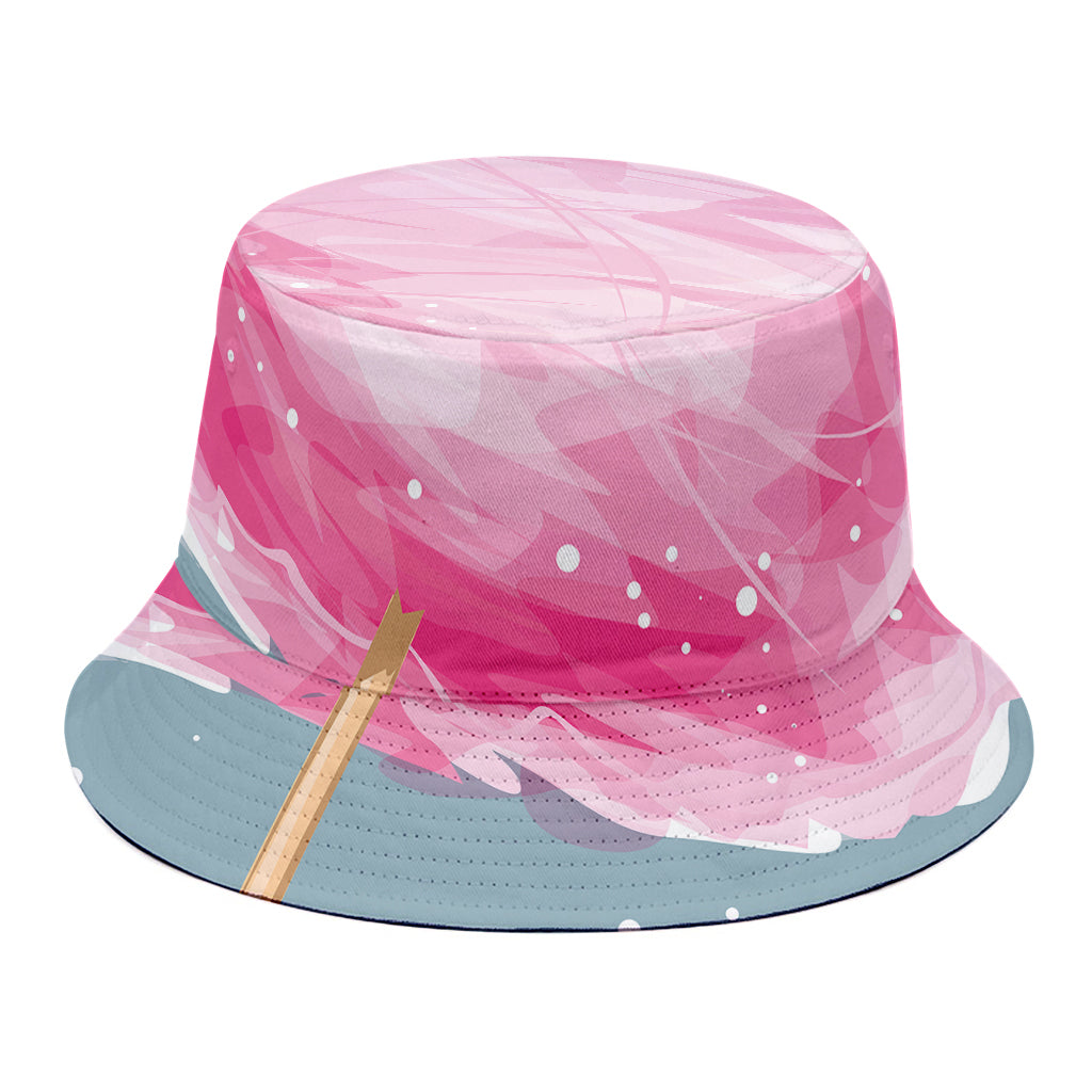 Sweet Cotton Candy Print Bucket Hat