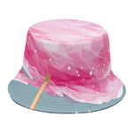 Sweet Cotton Candy Print Bucket Hat