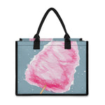 Sweet Cotton Candy Print Canvas Tote Bag