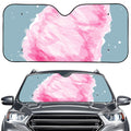Sweet Cotton Candy Print Car Windshield Sun Shade