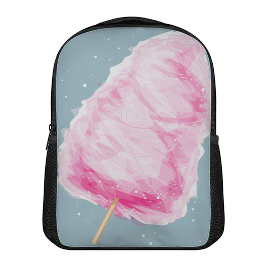 Sweet Cotton Candy Print Casual Backpack