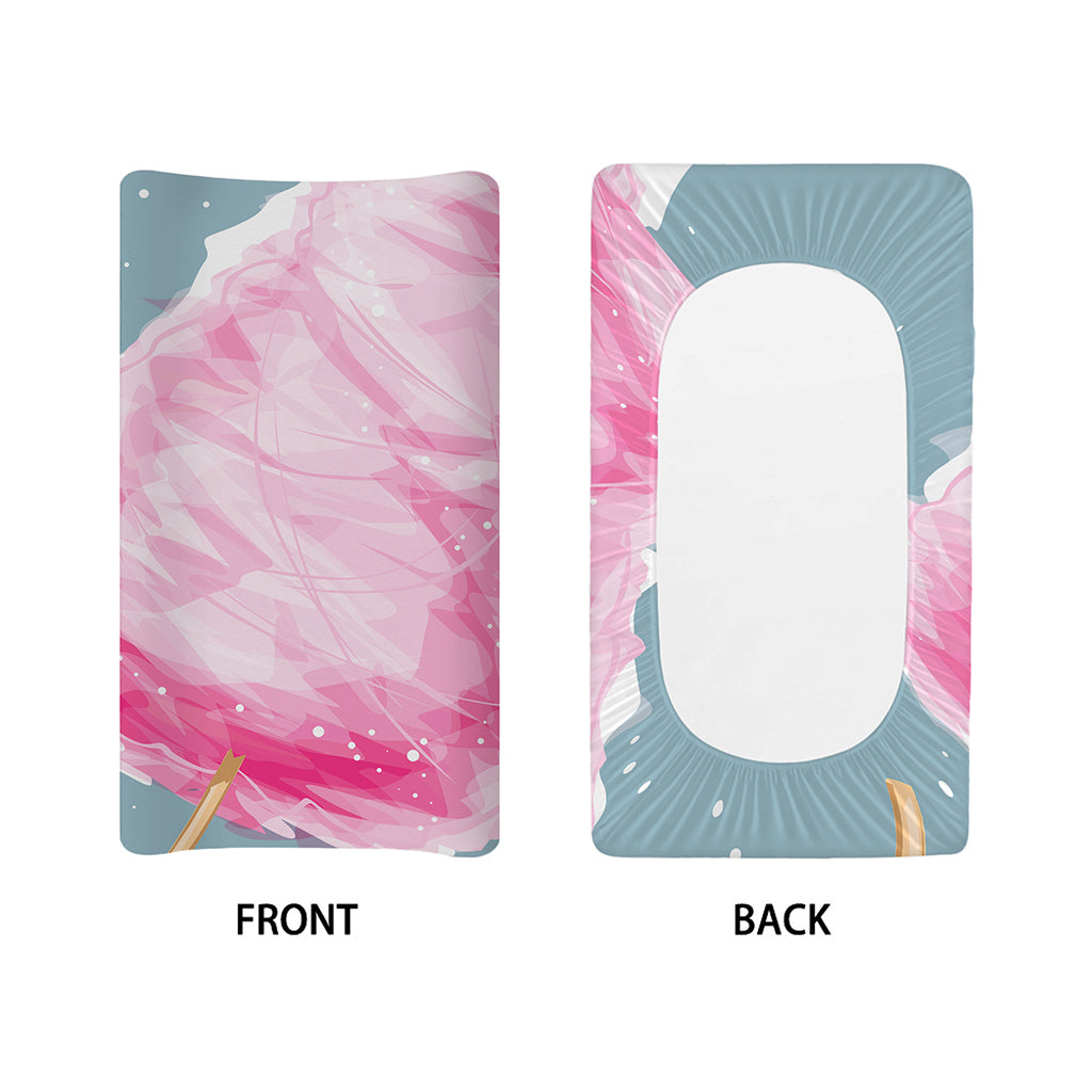 Sweet Cotton Candy Print Changing Pad Cover