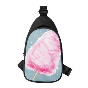 Sweet Cotton Candy Print Chest Bag