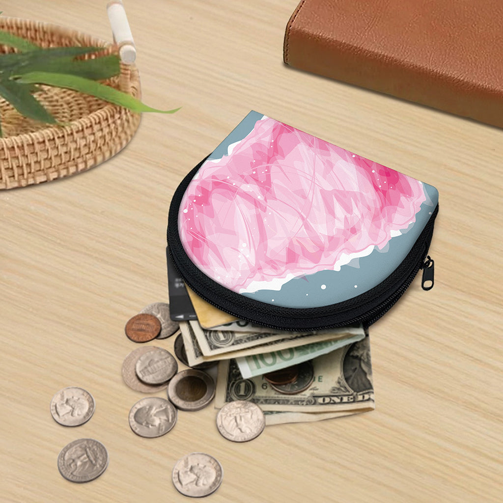 Sweet Cotton Candy Print Coin Purse