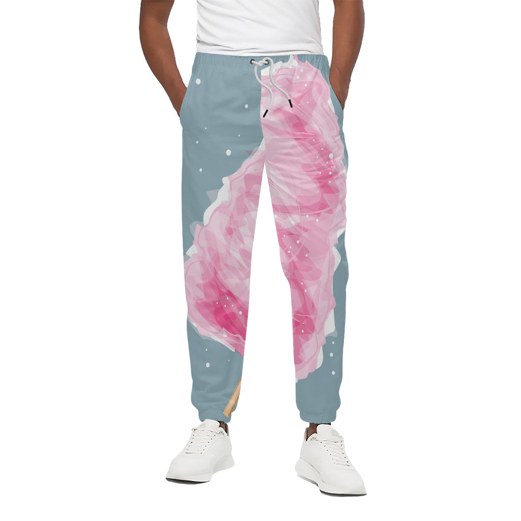 Sweet Cotton Candy Print Cotton Pants