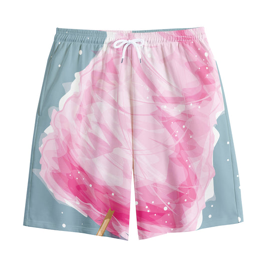 Sweet Cotton Candy Print Cotton Shorts