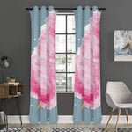 Sweet Cotton Candy Print Curtain