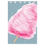 Sweet Cotton Candy Print Curtain